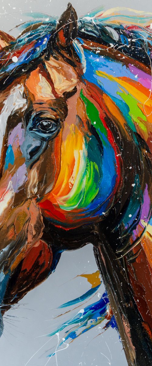 Multicolored Equine by Liubov Kuptsova