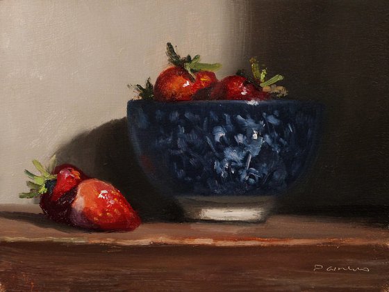 Strawberries and Bowl