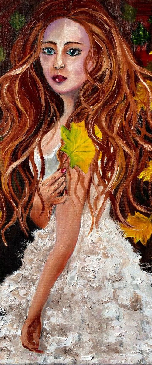 Autumn girl by Inna Montano