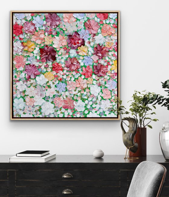 Garden of Happiness - Framed