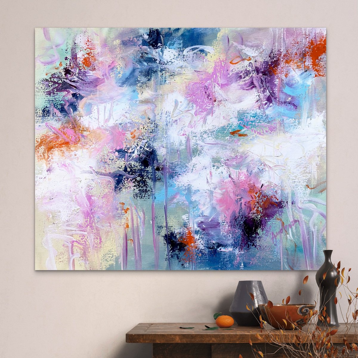 Cherry Blossom By Andrada Anghel, 30 X 24, Artwork For Sale On Artfinder