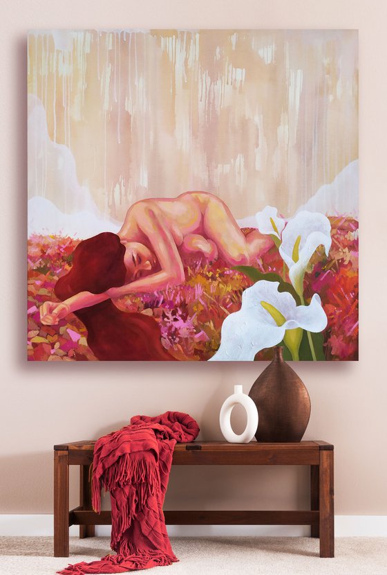 Dreeming. Naked Woman