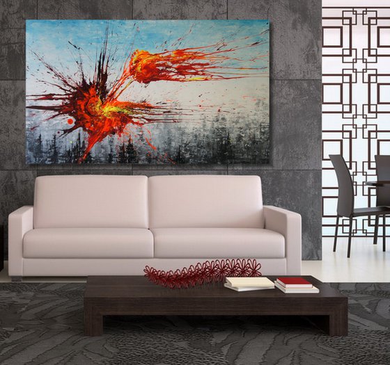 CANVAS ONLY -- Separation (Spirits Of Skies 240156) (200x120cm) XXXL