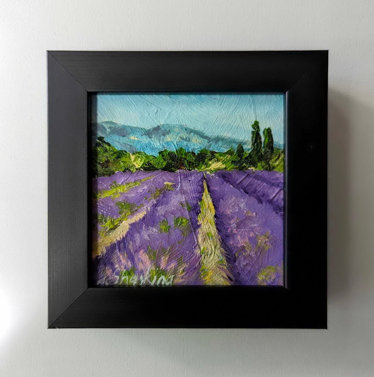 Lavender Fields Scene by Natalia Shaykina