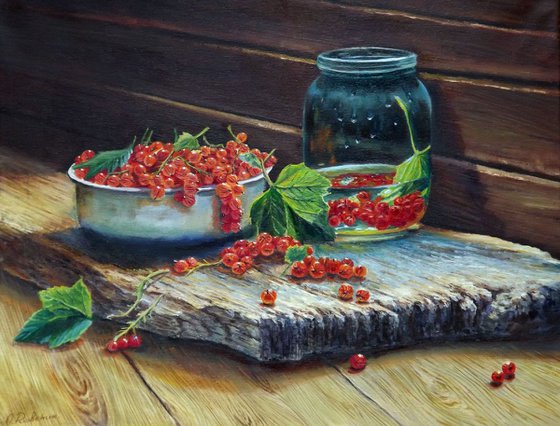 Still Life with Red Currants