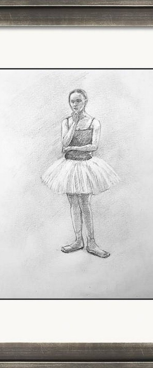 Ballerina Sketch 5 by Asha Shenoy