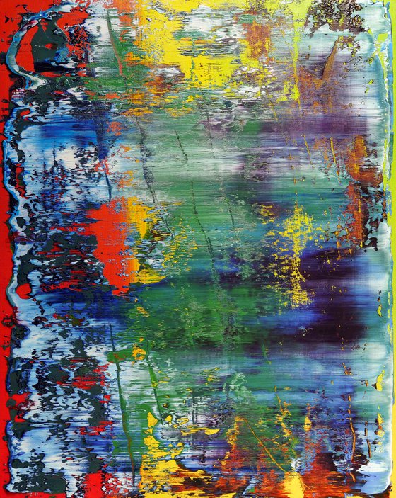 50x40 cm  Colorful  Abstract Painting Original Oil Painting Canvas Art