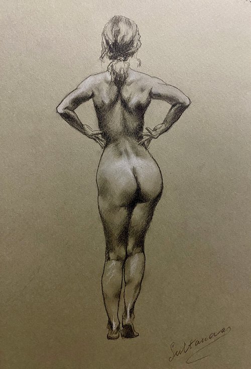 Female figure 1 by Elvira Sultanova