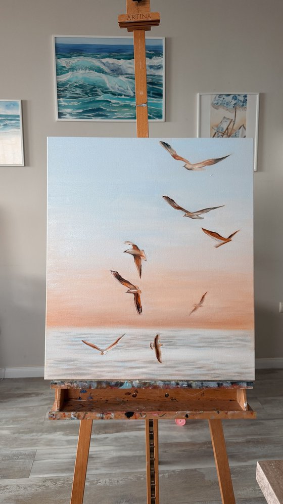 “Where the sky meets the sea”