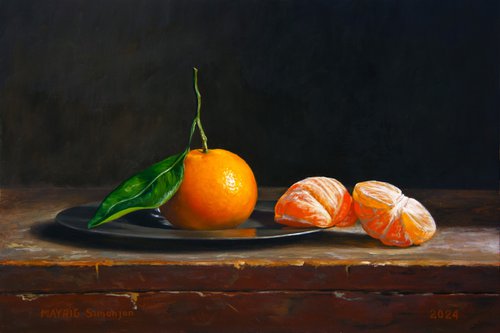 Mandarin, ready and peeled by Mayrig Simonjan