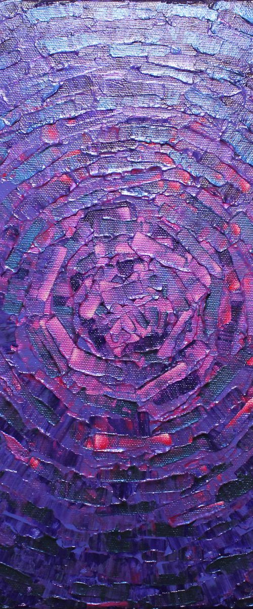 Shine of iridescent purple pink glow by Jonathan Pradillon