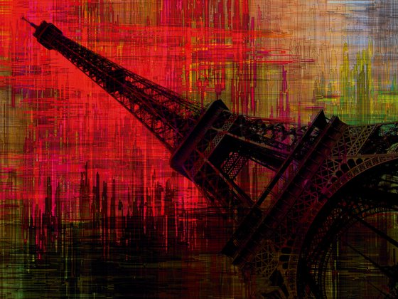 Texturas del mundo, Paris, tour Eiffel/XL large original artwork