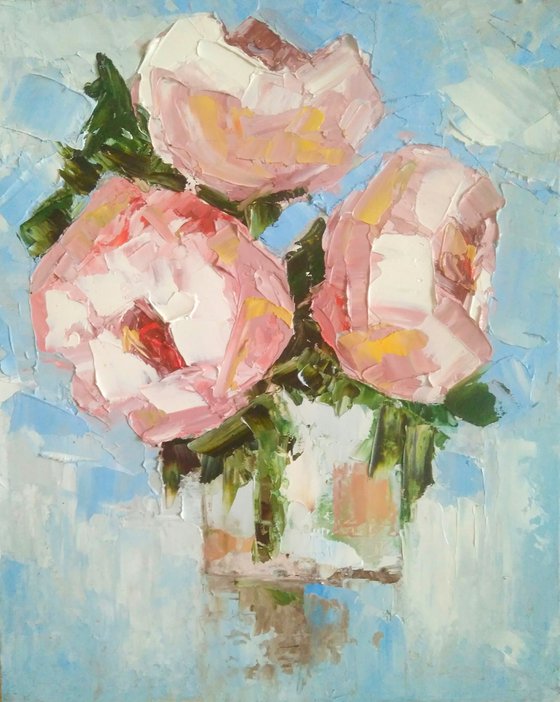 Peonies in a vase