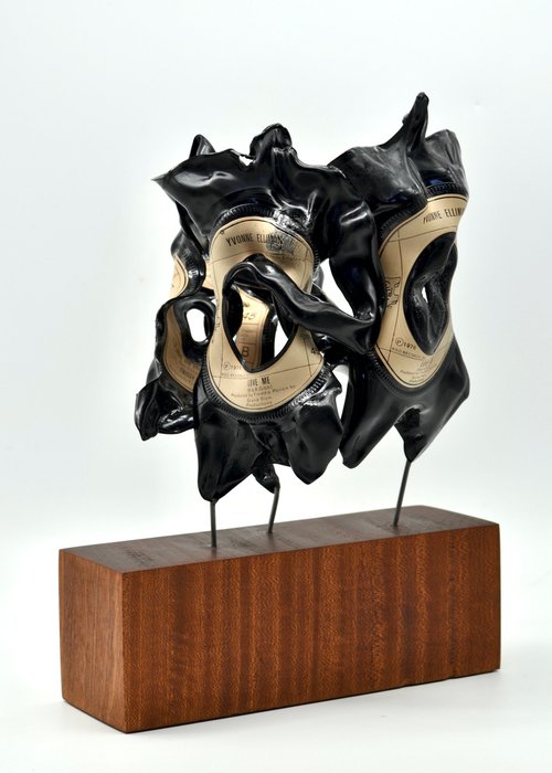 Vinyl Music Records Sculpture - "The Dance" by Seona Mason