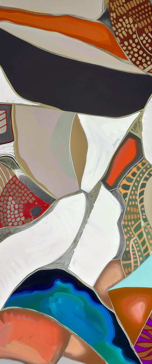 Geometric abstraction #13 by V+V Kniazievi