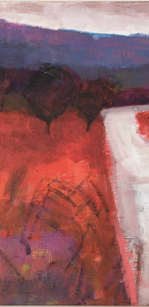 Weather, Clearing.     Original Scottish landscape by Chrissie Havers