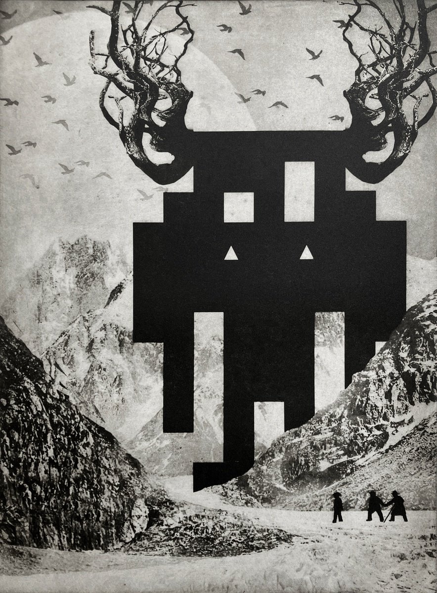 Surrealistic Etchings & Engravings , Creeps & Cryptids No.6: The Yeti By Jaco Putker, 16 X 20, Artwork For Sale On Artfinder