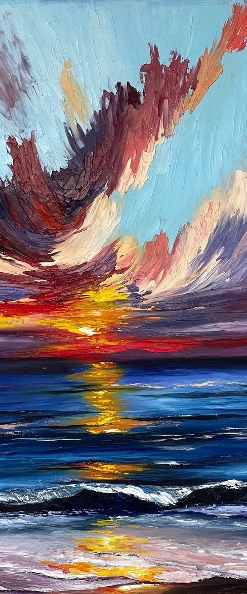 Dance of Fire and Water by Anastasiia Novitskaya