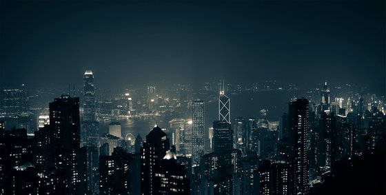 Hong Kong skyline from Victoria Peak