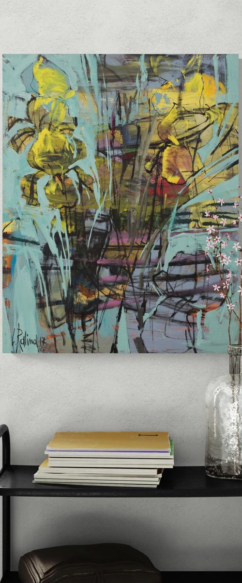 Mysteries of evening irises by Yelena Ralina