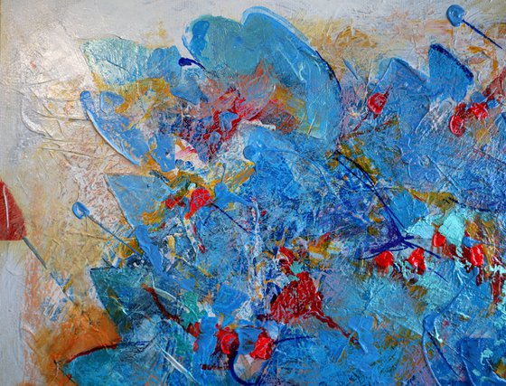 Fantasy with Blue Tulips