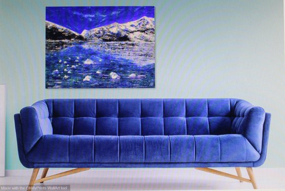 Glacier Bay ( Large 40"x30"-102cm x 76cm)