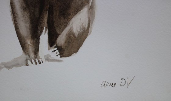 Bear painting “Two Bears”