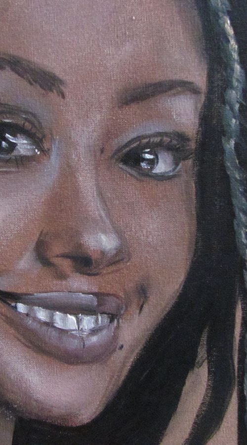 Smiling Girl by Valeriia Radziievska