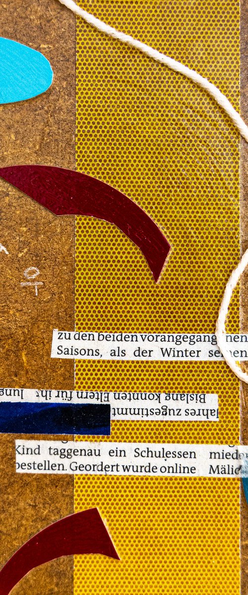 Mixed Media Collage - GA-1 by Hyunah Kim