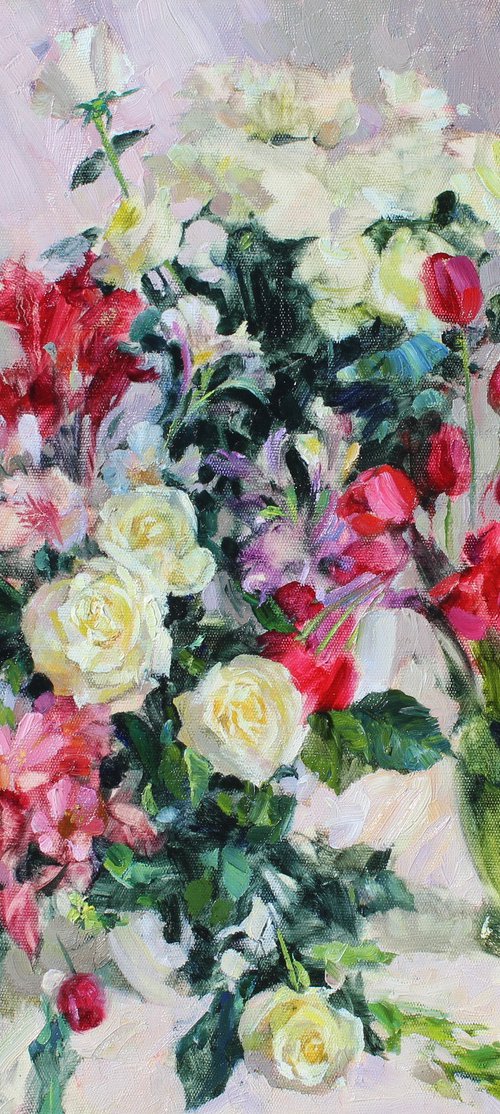 Flowers for beloved by Volodymyr Tarabanov