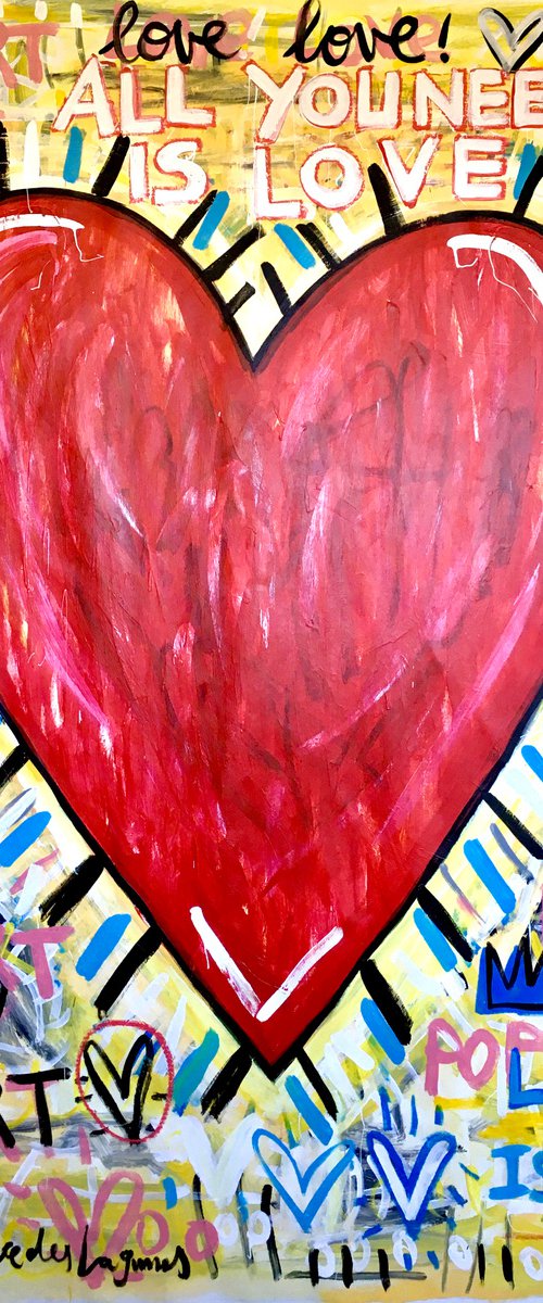 All you need is Love by Mercedes Lagunas