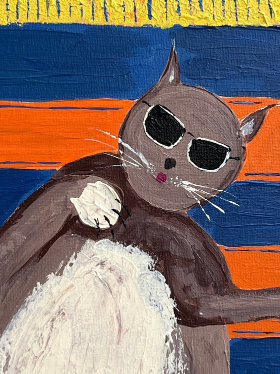 Cat Original Painting