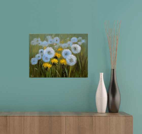Delicate dandelions