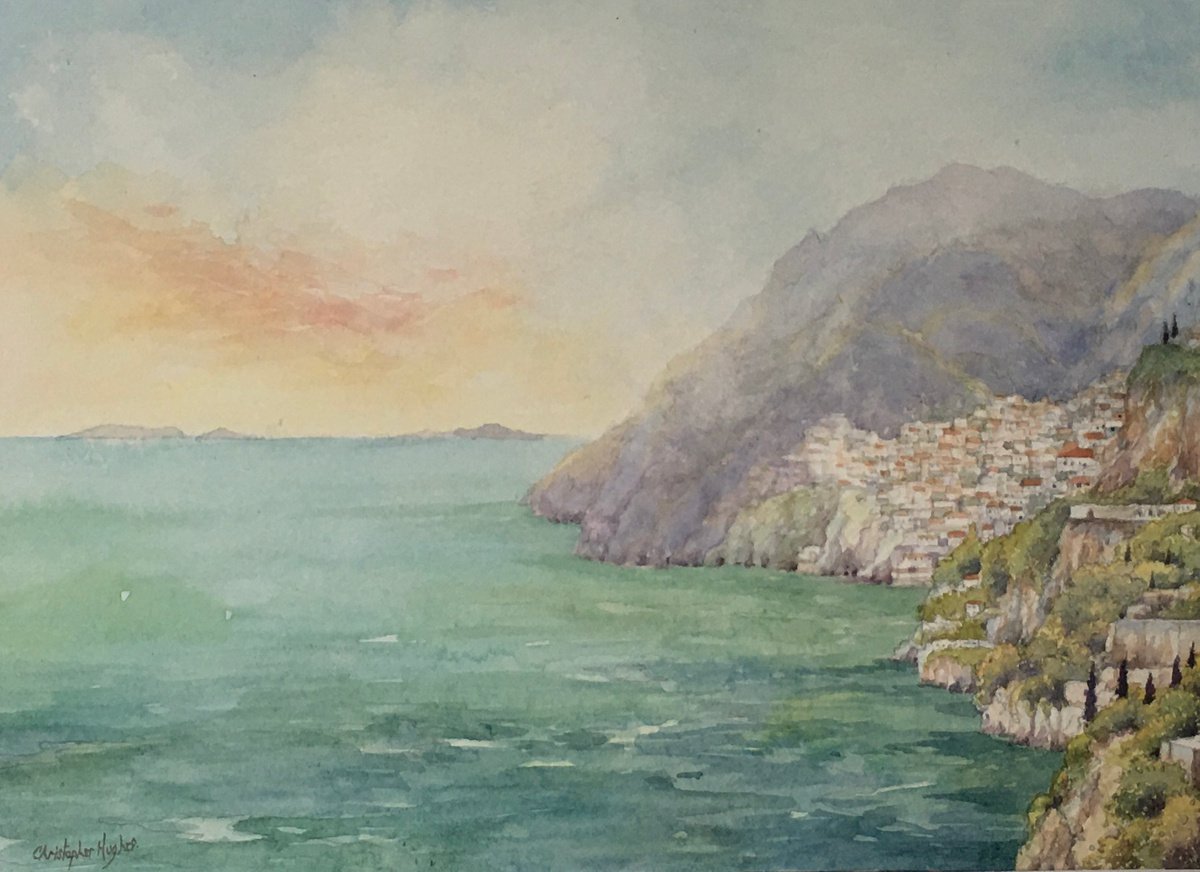 The Amalfi Coast.Positano by Christopher Hughes