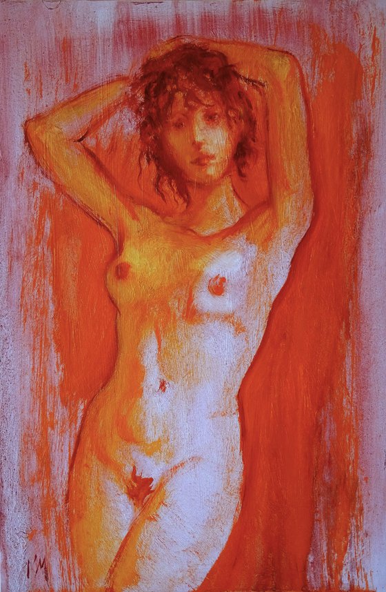 Little orange nude (study)