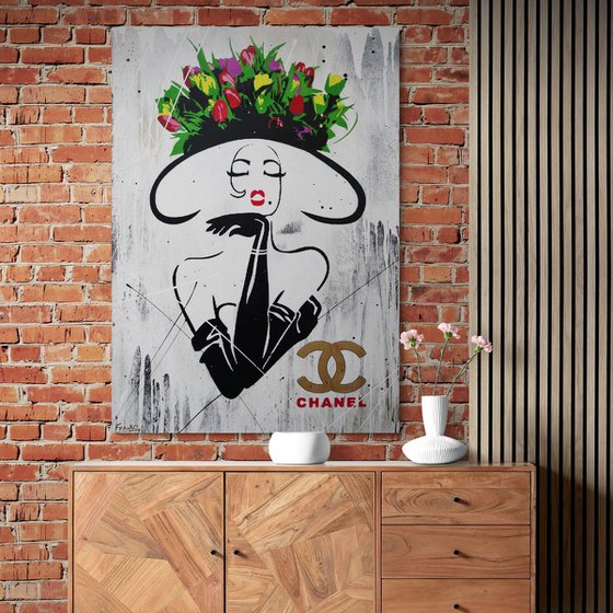 Raw Classical 140cm x 100cm Textured Urban Pop Art