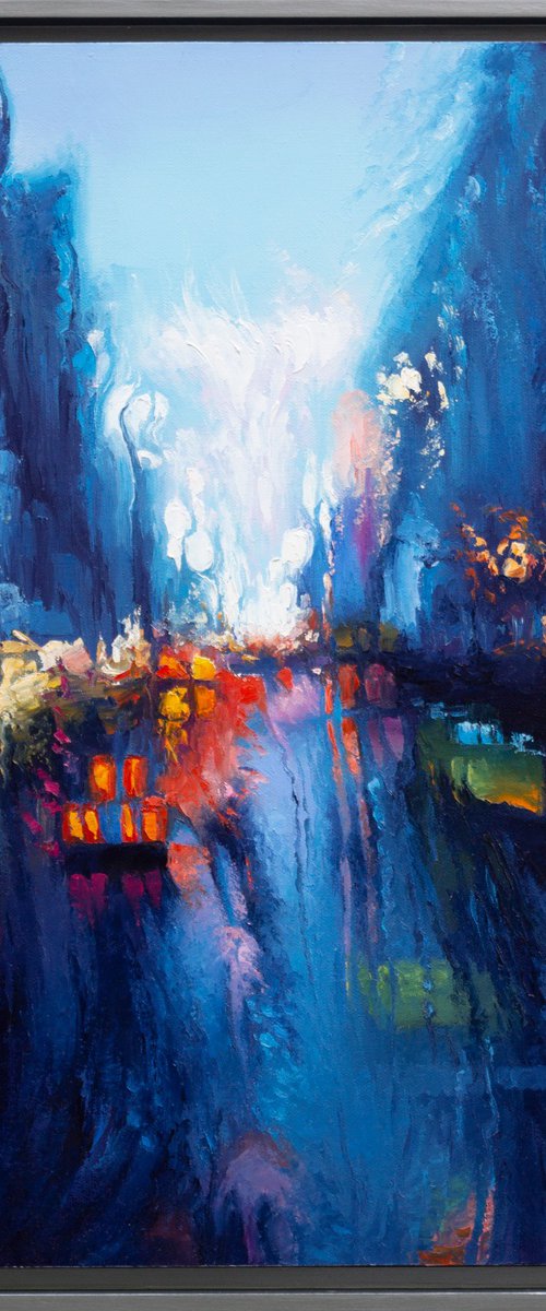 ABSTRACT CITYSCAPE 15 (RAIN) by Oleksii Vylusk