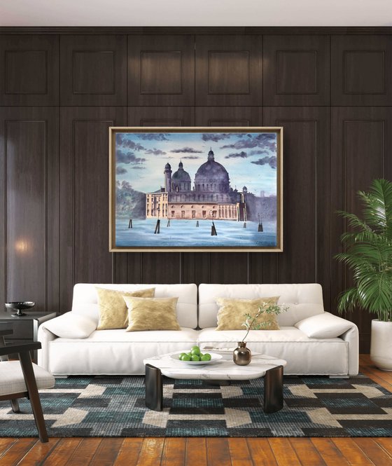 Warm Foggy Sunrise in Venice