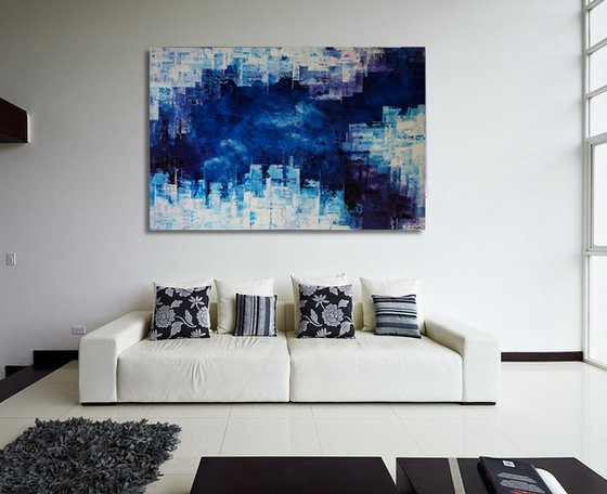 The Big Blue Beyond (150 x 100 cm) XXXL (60 x 40 inches)