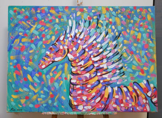 Expressive Abstract Horse 1