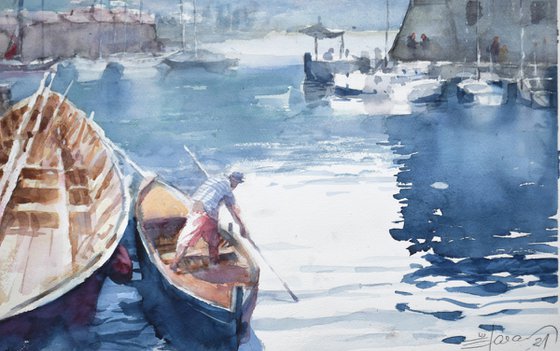 Dubrovnik harbor