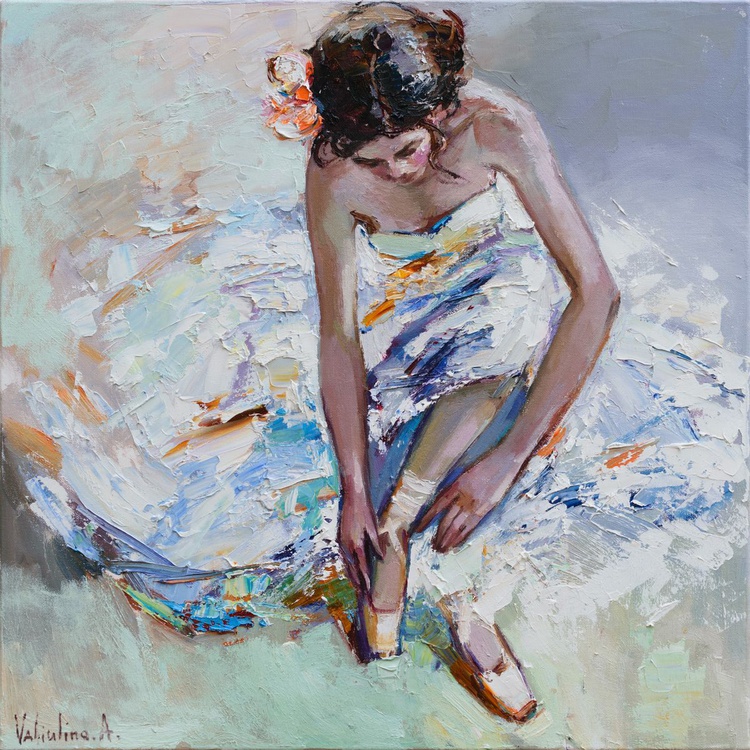 Ballerina Painting Figure Painting Original O Artfinder