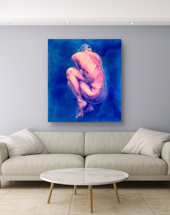 Contemporary nude woman