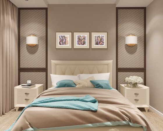 Royal Garden, set of 3