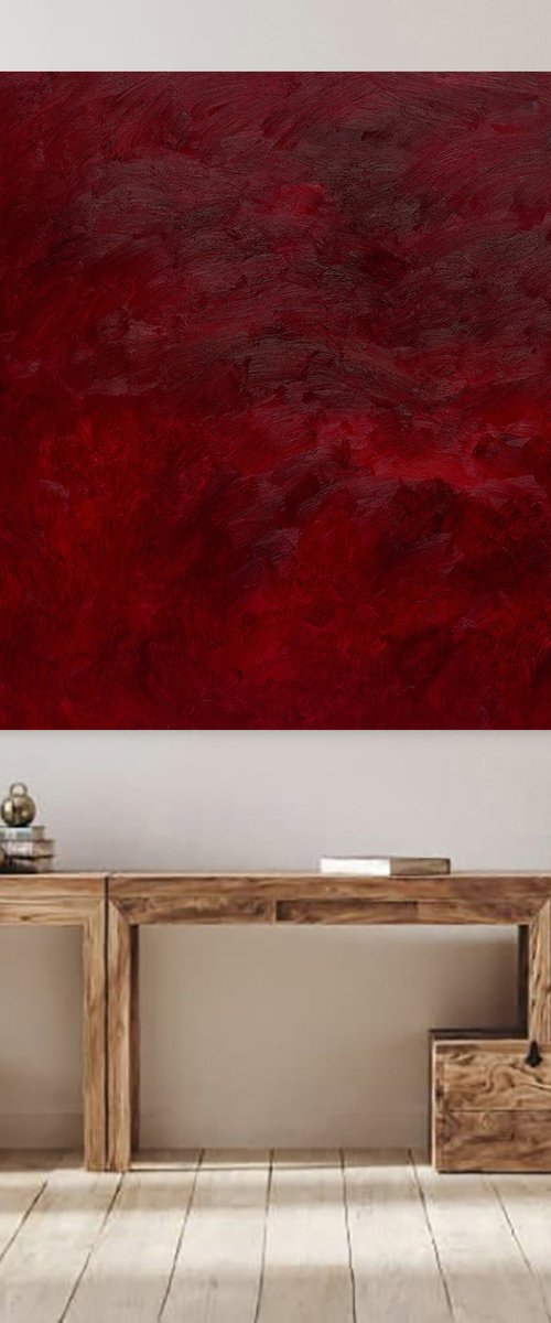 Burgundy Sky by Nataliia Sydorova