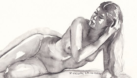 Reclining female nude