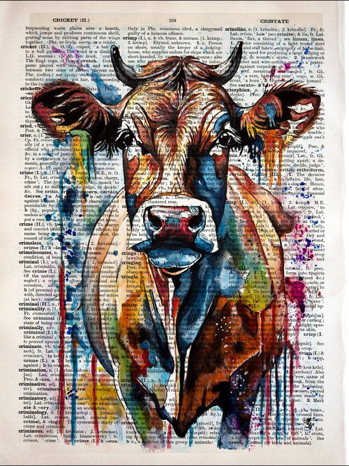 Abstract Cow by Misty Lady - M. Nierobisz