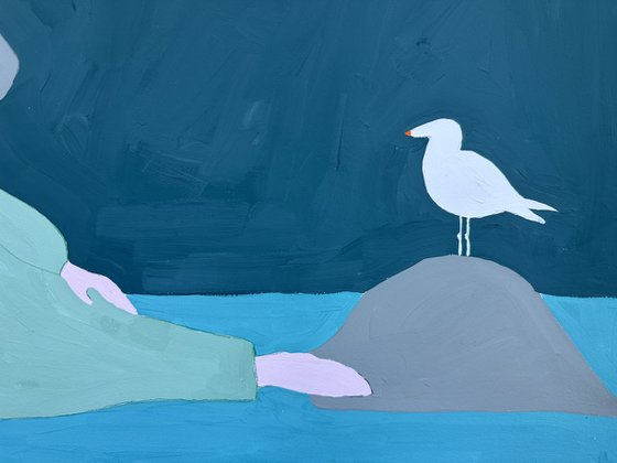 Girl by the Shore