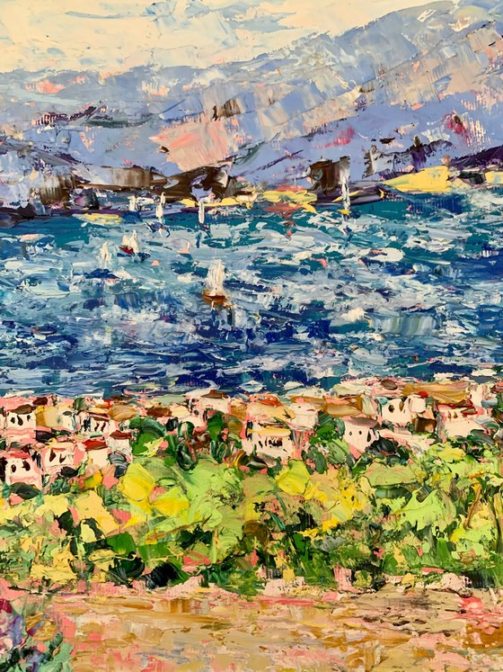 Italian Riviera landscape