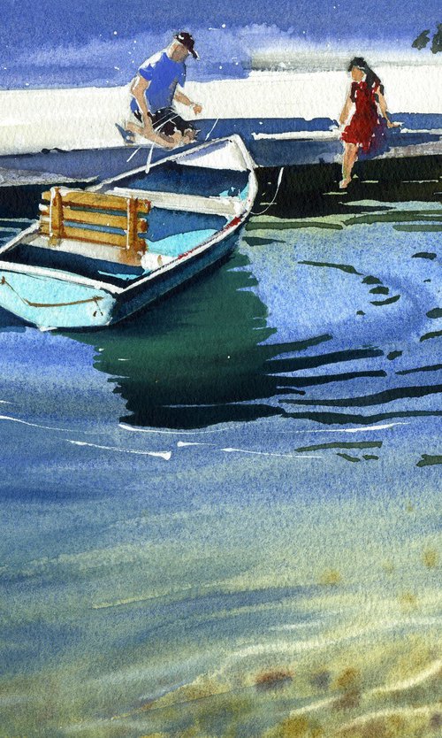"At the Pier" by Alina Shangina ❤️